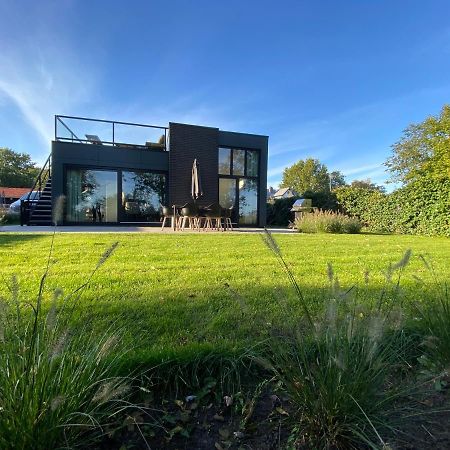 GREEN VILLA - Nachhaltiger Urlaub am Veluwemeer - großer Garten - Dachterrasse mit Meerblick - bis 2 Hunde inklusive Hulshorst Exterior foto